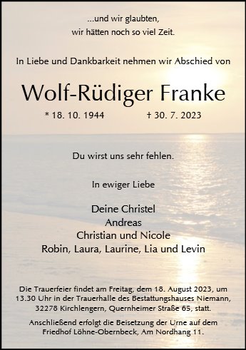 Wolf-Rüdiger Franke