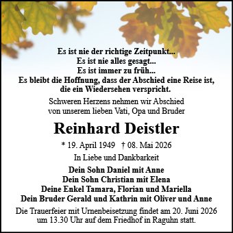 Reinhard Deistler
