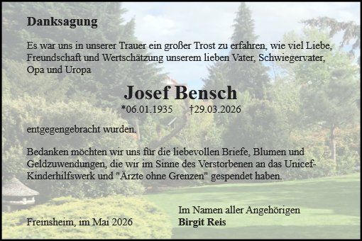 Josef Bensch
