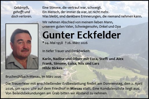 Gunter Eckfelder
