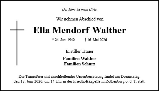 Ella Mendorf-Walther
