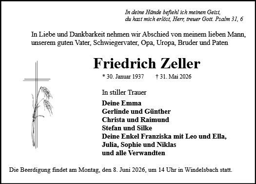 Friedrich Zeller