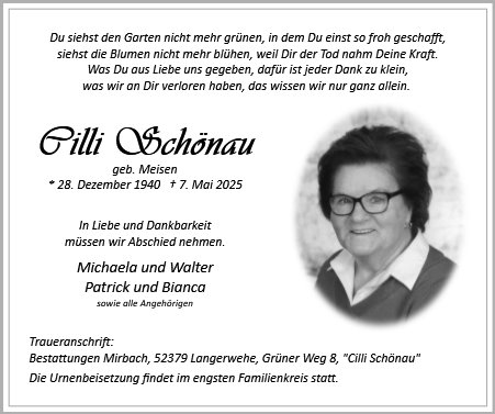 Cilli Schönau