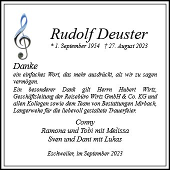 Rudolf Deuster