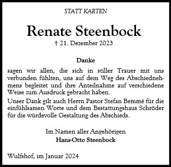 Renate Steenbock