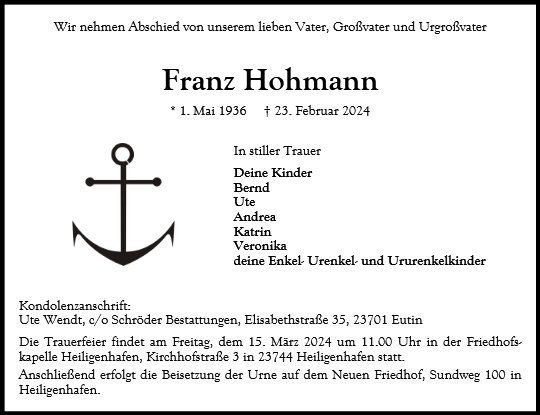 Franz Hohmann