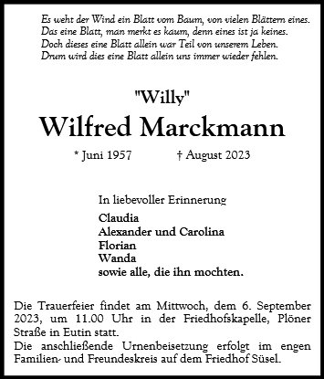 Wilfred Marckmann