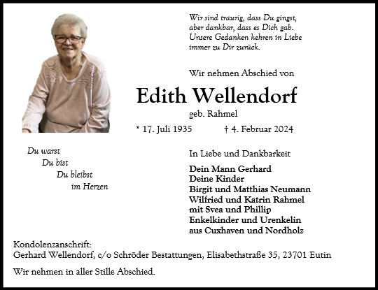 Edith Wellendorf