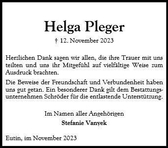 Helga Pleger