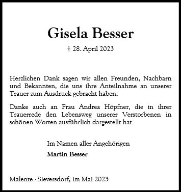 Gisela Besser