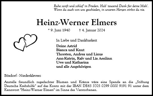 Heinz - Werner Elmers
