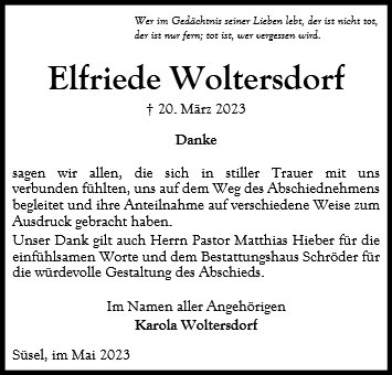Elfriede Woltersdorf