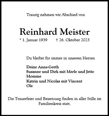 Reinhard Meister