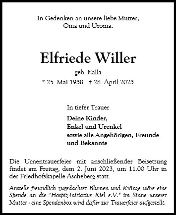 Elfriede Willer