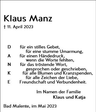 Klaus Manz