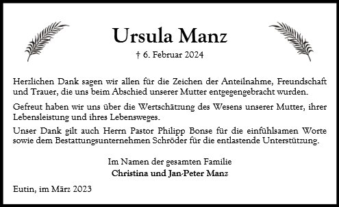 Ursula Manz