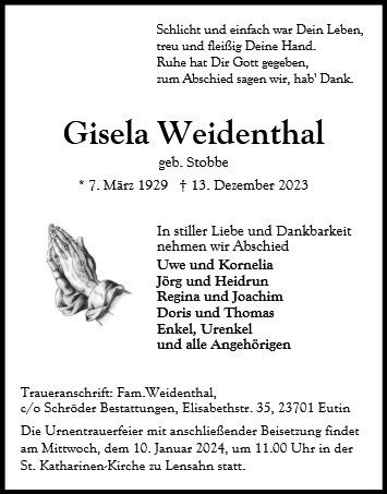 Gisela Weidenthal