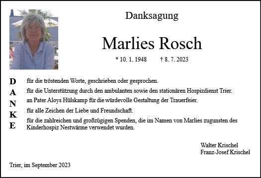 Marie Luise Rosch