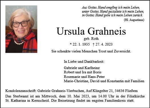 Ursula Grahneis