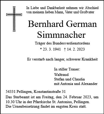 Bernhard Simmnacher