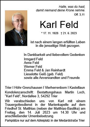 Karl Feld