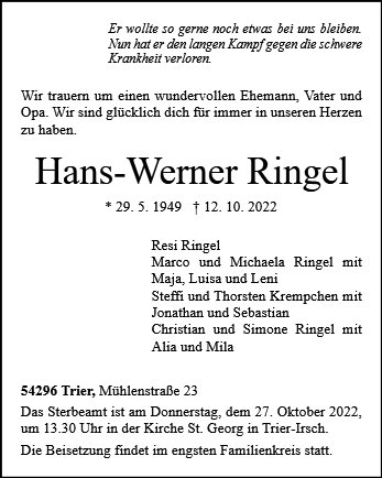 Hans-Werner Ringel