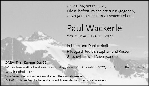 Paul Wackerle