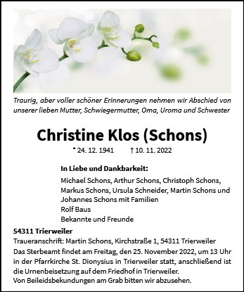 Christine Klos