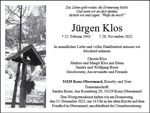 Jürgen Klos