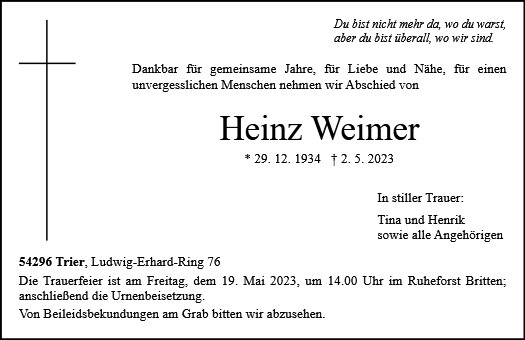 Heinz Weimer