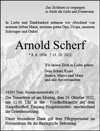 Arnold Scherf