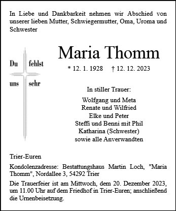 Maria Thomm