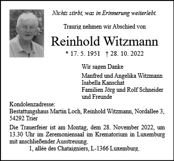 Reinhold Witzmann