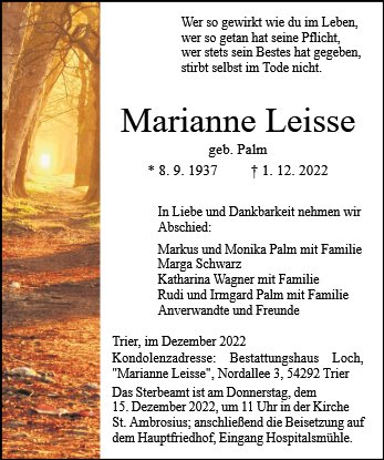 Marianne Leisse