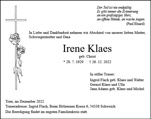 Irene Klaes