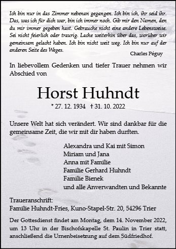 Horst Huhndt