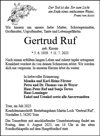 Gertrud Ruf