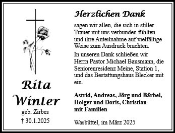 Rita Winter