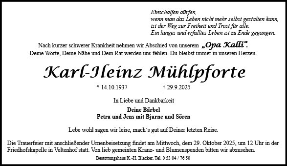 Karl-Heinz Mühlpforte