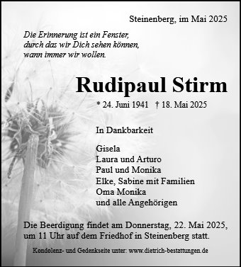 Rudipaul Stirm