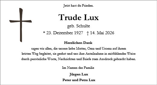 Trude Lux
