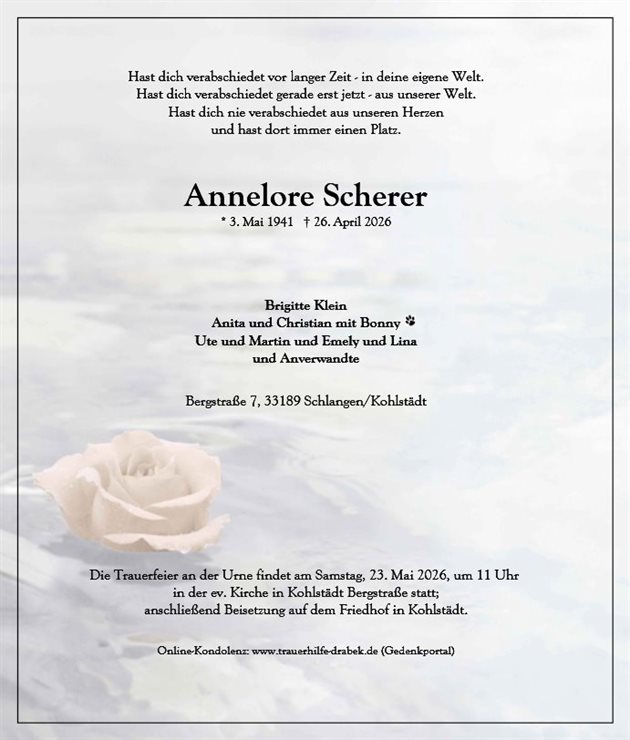 Annelore Scherer
