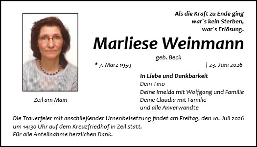 Maria-Luise Weinmann