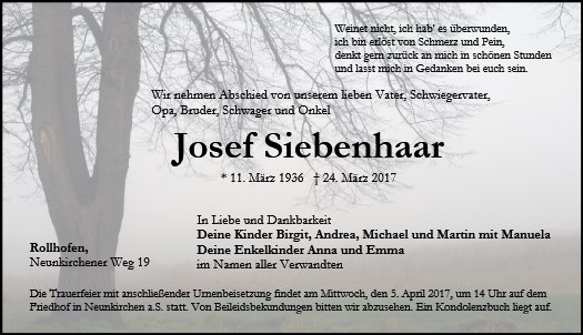 Josef Siebenhaar