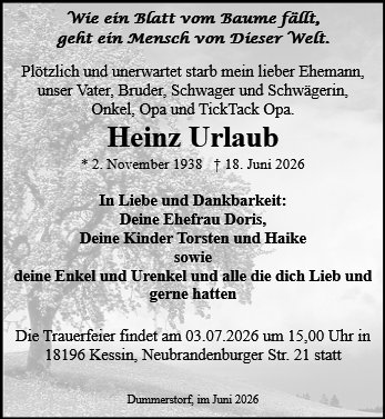 Heinz Urlaub