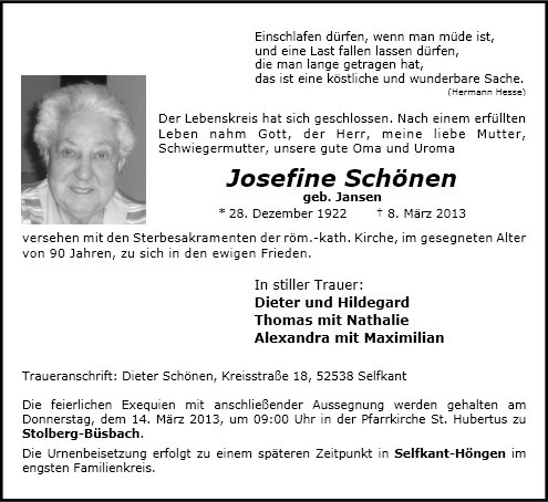 Josefine Schönen
