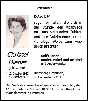 Christel Diener