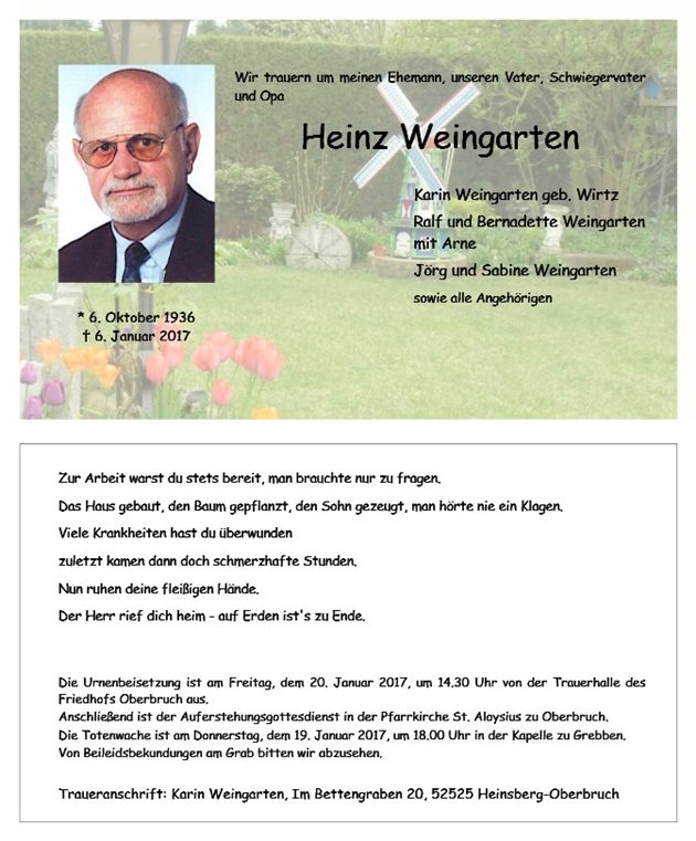 Heinz Weingarten