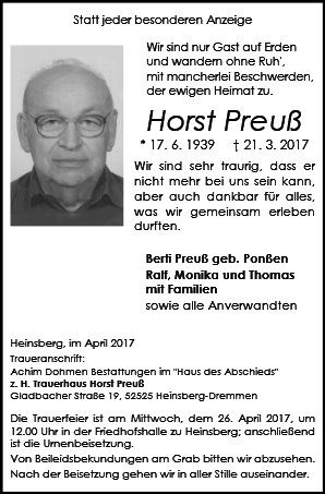 Horst Preuß