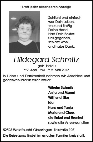 Hildegard Schmitz
